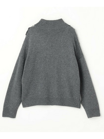 【L'EQUIPE】ウールダイヤ柄ニットプルオーバー 詳細画像 グレー系その他 25