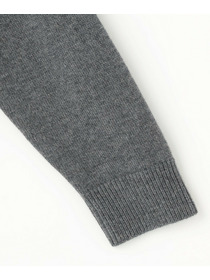 【L'EQUIPE】ウールダイヤ柄ニットプルオーバー 詳細画像 グレー系その他 28