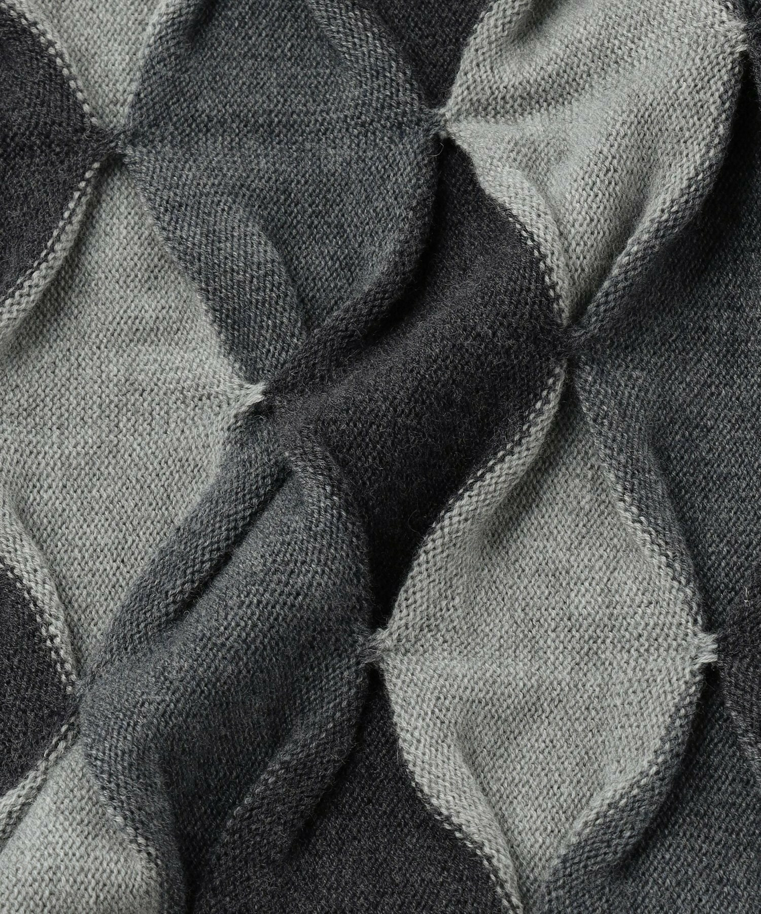 【L'EQUIPE】ウールダイヤ柄ニットプルオーバー 詳細画像 グレー系その他 29