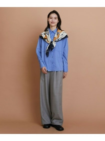 【L'EQUIPE】［eclat 2025年11月号掲載商品］manipuri モンゴルフィエバルーンスカーフ 別注カラー 詳細画像 ブルー系その他 11