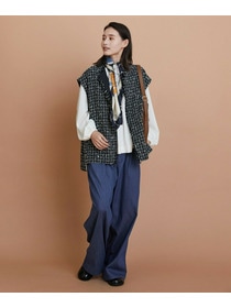 【L'EQUIPE】［eclat 2025年11月号掲載商品］manipuri モンゴルフィエバルーンスカーフ 別注カラー 詳細画像 ブルー系その他 9