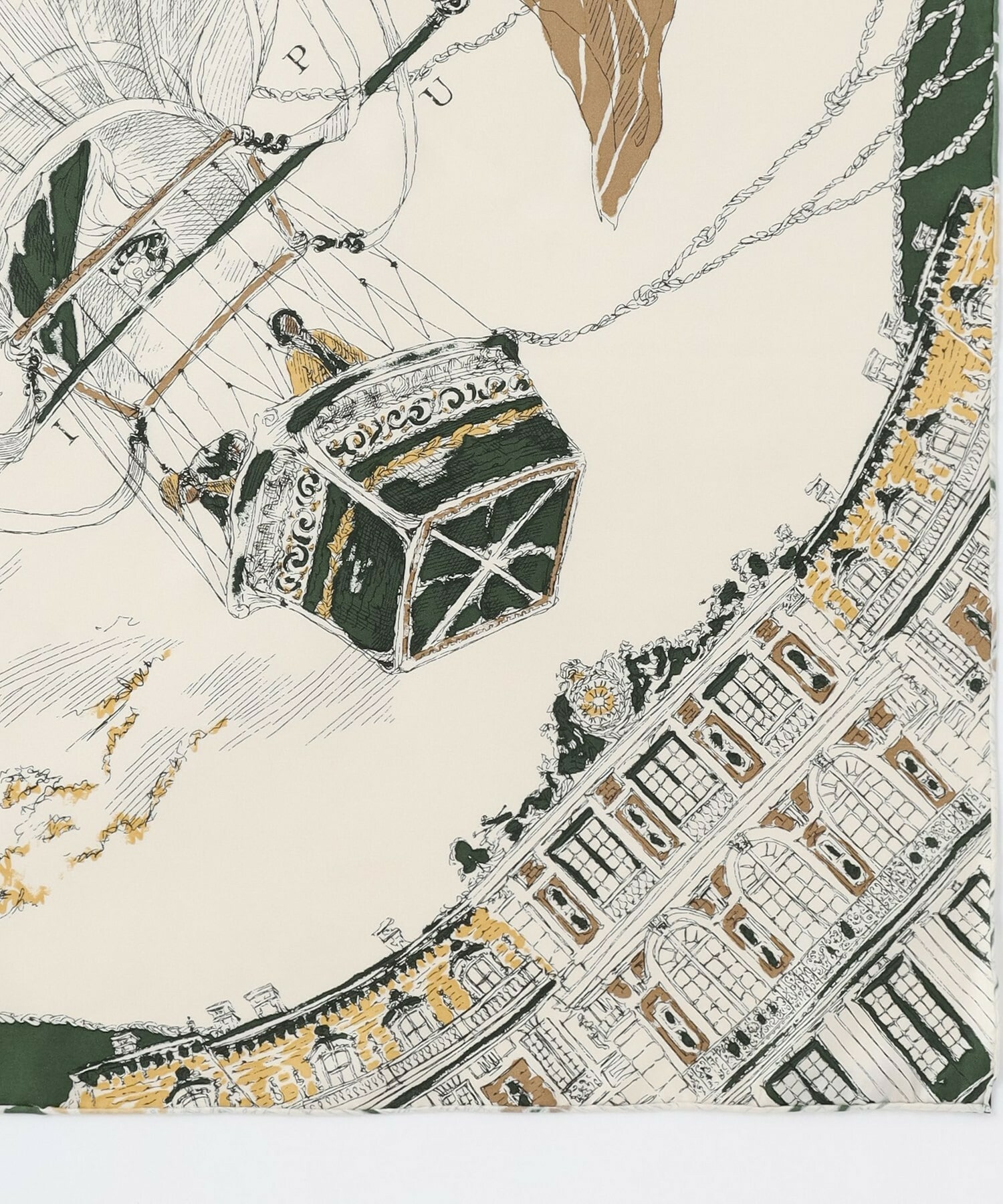 【L'EQUIPE】［eclat 2025年11月号掲載商品］manipuri モンゴルフィエバルーンスカーフ 別注カラー 詳細画像 ブルー系その他 15