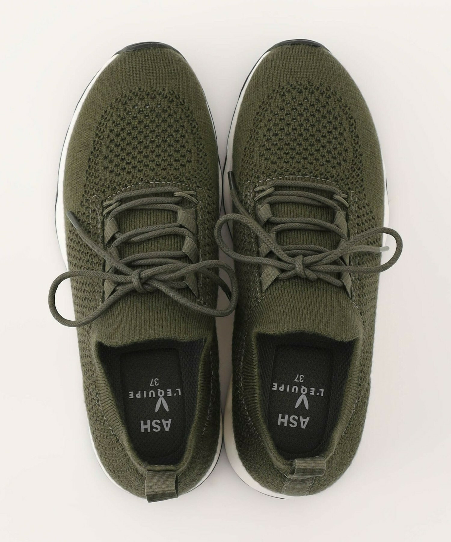 【L'EQUIPE】ASHコラボニットスニーカー 詳細画像 ブラック 9