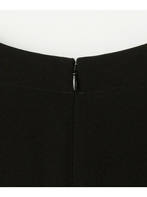 【L'EQUIPE】バックサテンワンピース 詳細画像 ブラック 3