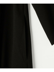 【L'EQUIPE】バックサテンワンピース 詳細画像 ブラック 5