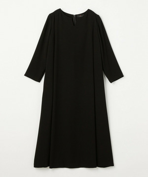 【L'EQUIPE】バックサテンワンピース 詳細画像 ブラック 1