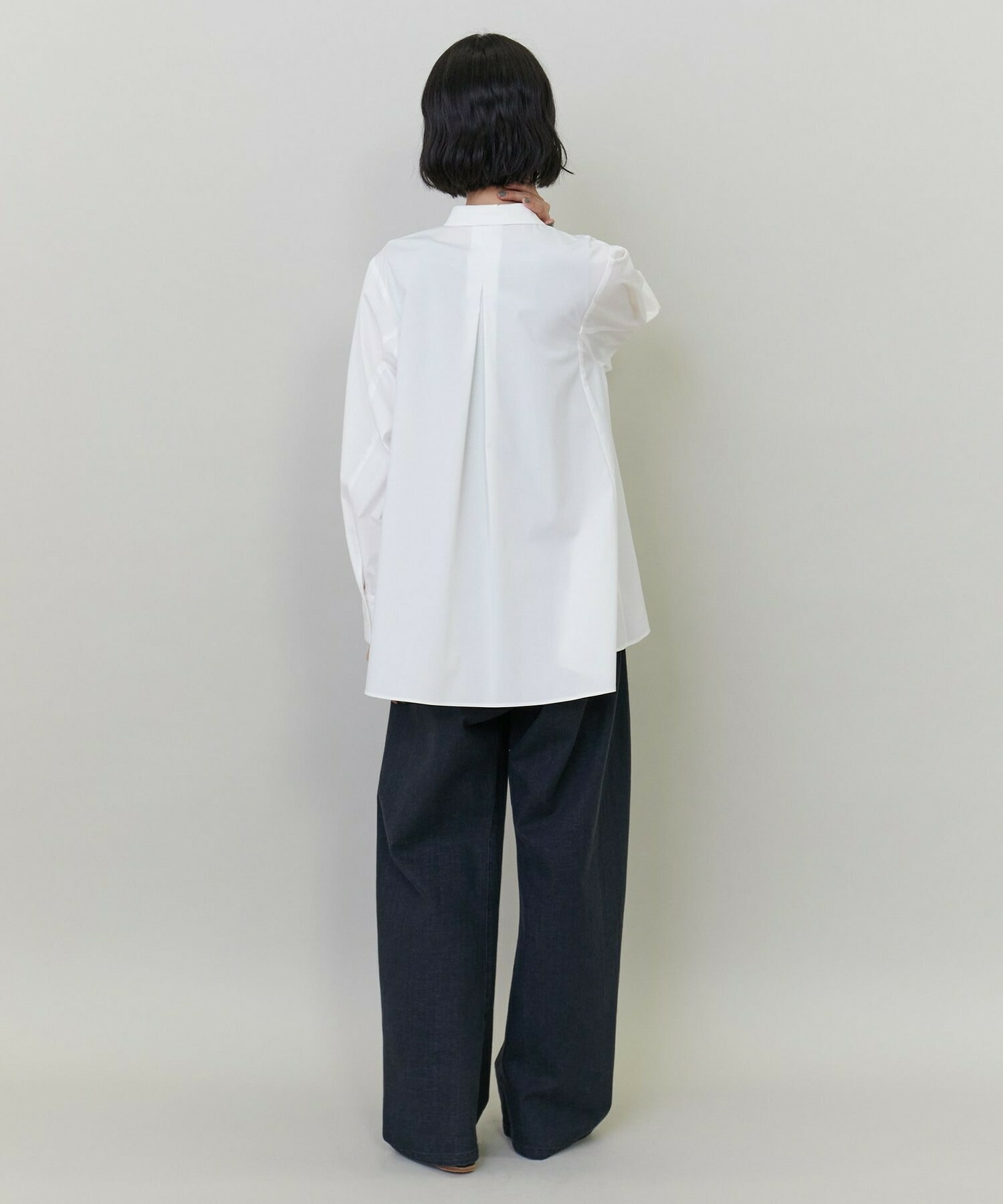 【L'EQUIPE】【Lサイズ】コットンハイパワーブロードブラウス 詳細画像 ホワイト 3