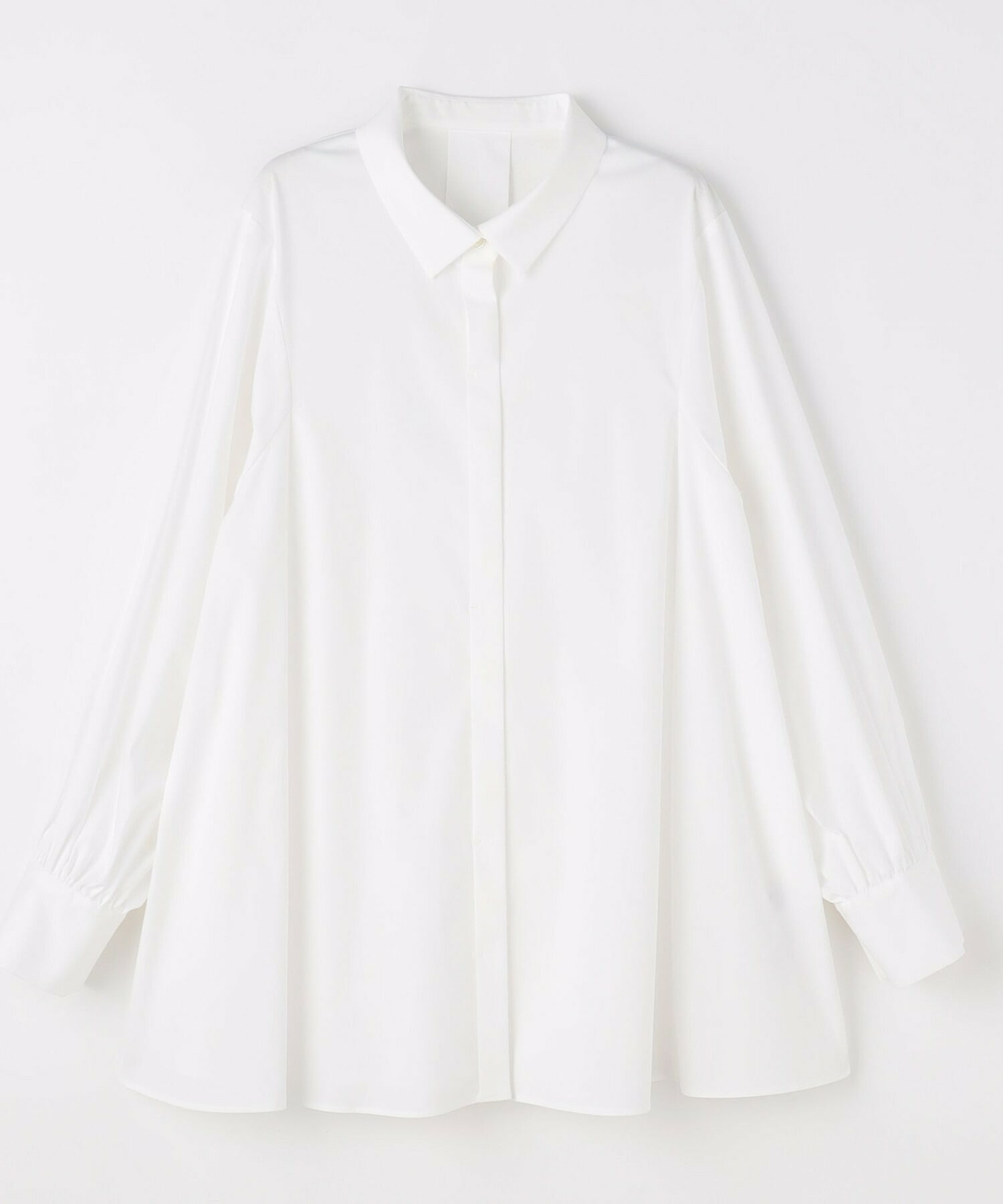 【L'EQUIPE】【Lサイズ】コットンハイパワーブロードブラウス 詳細画像 ホワイト 1