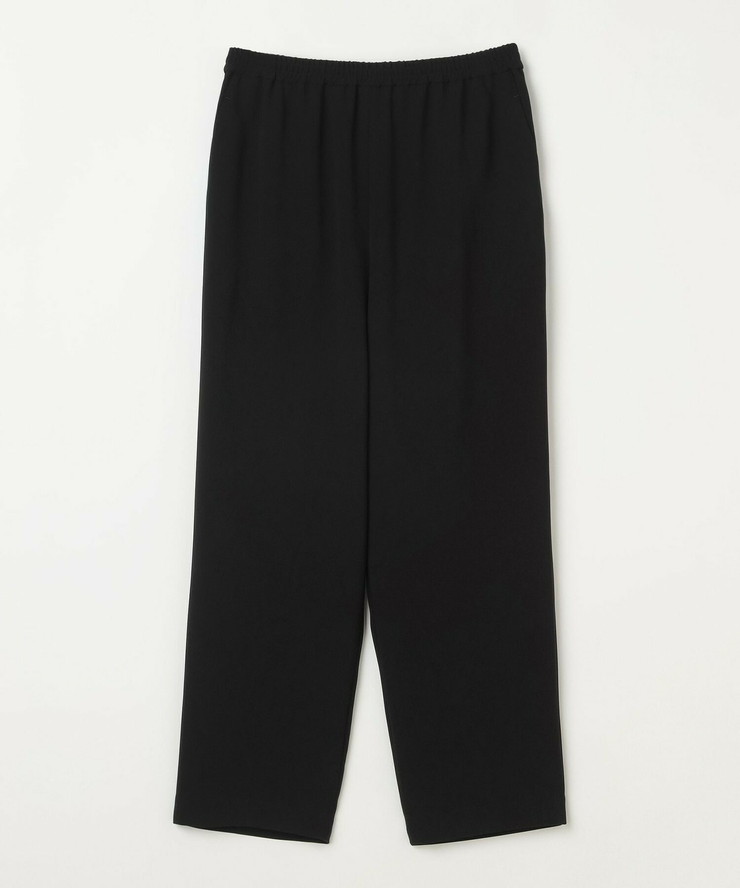 【L'EQUIPE】【Lサイズ】ダブルクロスライトテーパードパンツ 詳細画像 ブラック 1