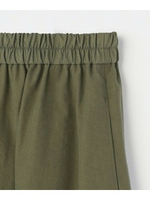 【L'EQUIPE】【Lサイズ】ナイロンコットンタンブラースカート 詳細画像 カーキ 10