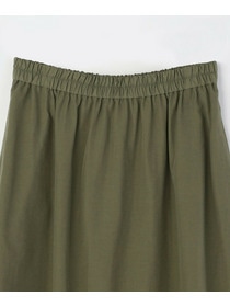 【L'EQUIPE】【Lサイズ】ナイロンコットンタンブラースカート 詳細画像 カーキ 9