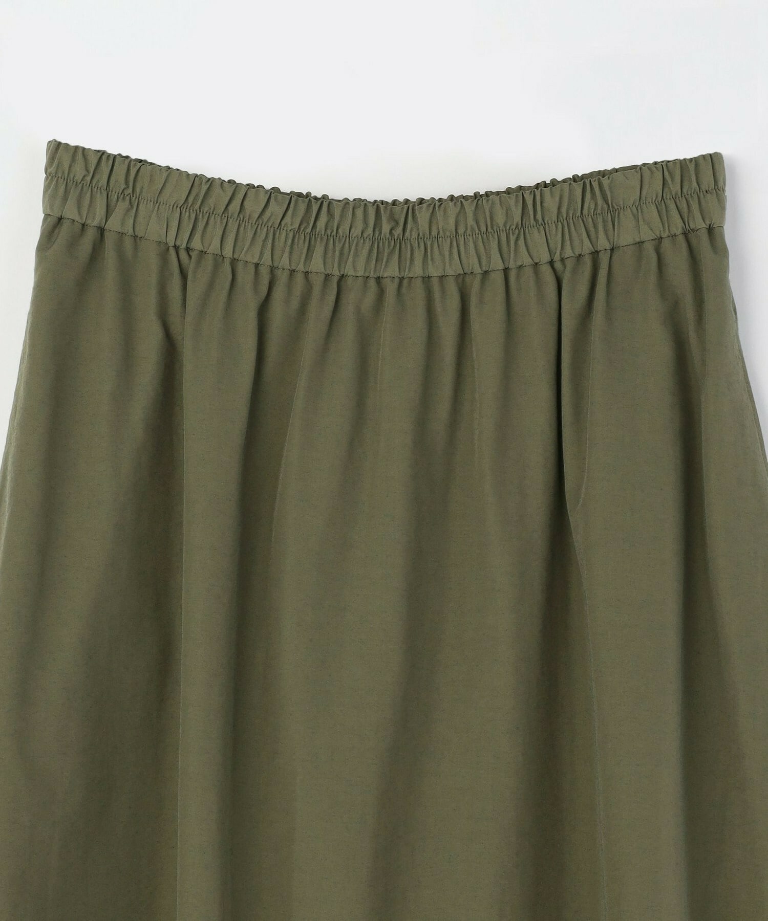 【L'EQUIPE】【Lサイズ】ナイロンコットンタンブラースカート 詳細画像 カーキ 9