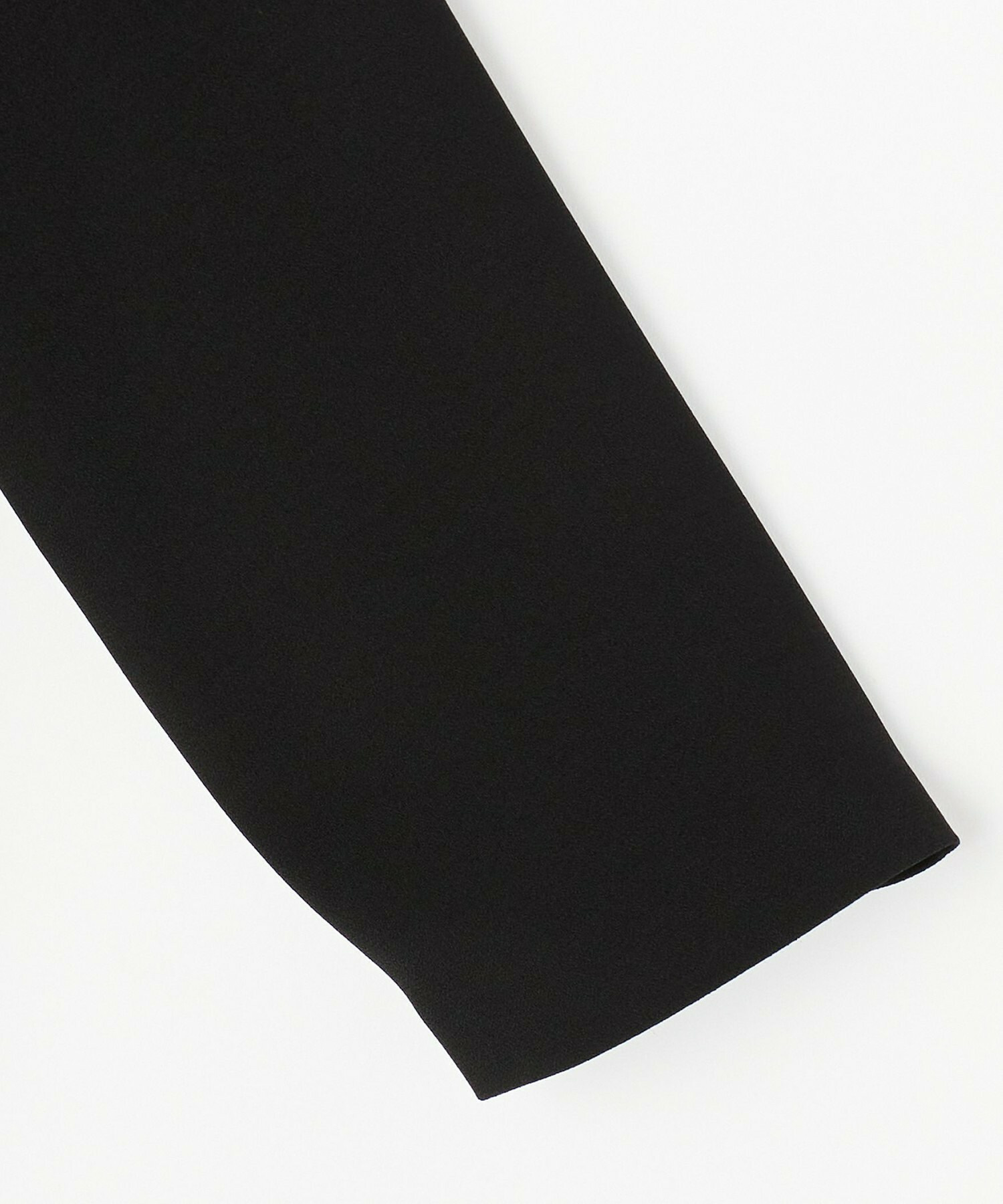 【L'EQUIPE】【Lサイズ】バックサテンノーカラージャケット 詳細画像 ブラック 3