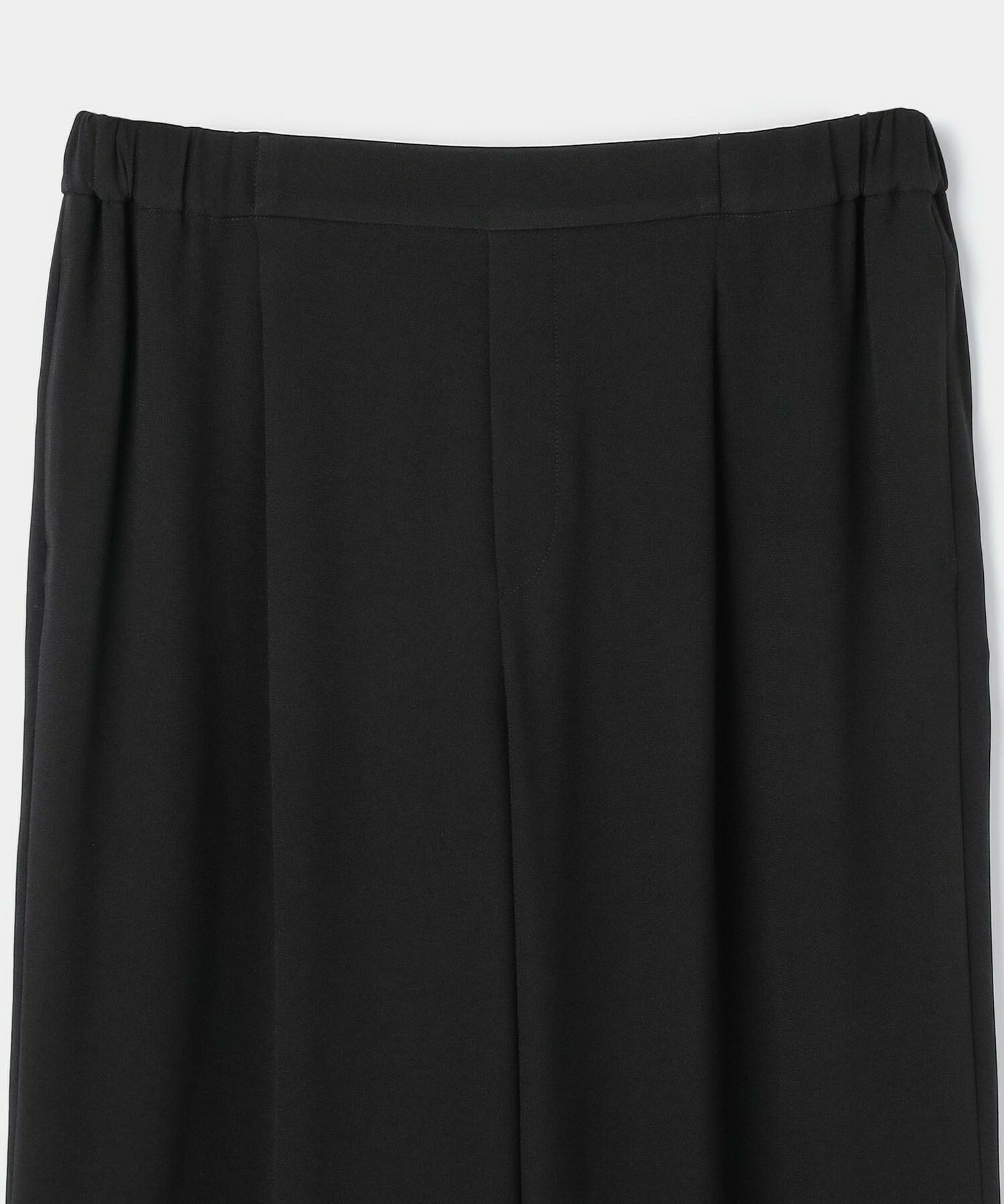 【L'EQUIPE】【Lサイズ】バックサテンストレートパンツ 詳細画像 ブラック 2