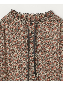 【L'EQUIPE】【Lサイズ】ヴィンテージプリントブラウス 詳細画像 レッド系その他 8