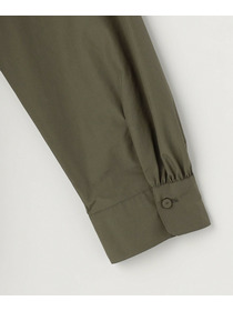 【L'EQUIPE】【Lサイズ】パウダリータフタフロントフリルシャツ 詳細画像 カーキ 13