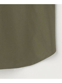 【L'EQUIPE】【Lサイズ】パウダリータフタフロントフリルシャツ 詳細画像 カーキ 14