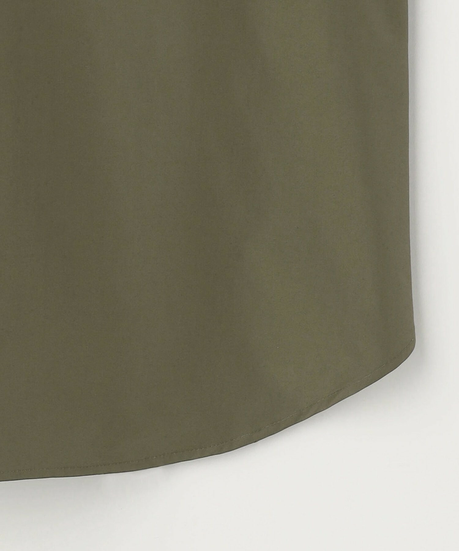 【L'EQUIPE】【Lサイズ】パウダリータフタフロントフリルシャツ 詳細画像 カーキ 14