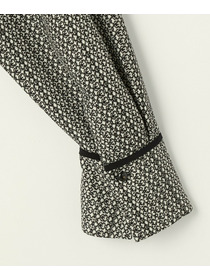 【L'EQUIPE】【Lサイズ】ピクセルプリントブラウス 詳細画像 ブラック系その他 11