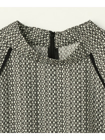 【L'EQUIPE】【Lサイズ】ピクセルプリントブラウス 詳細画像 ブラック系その他 9