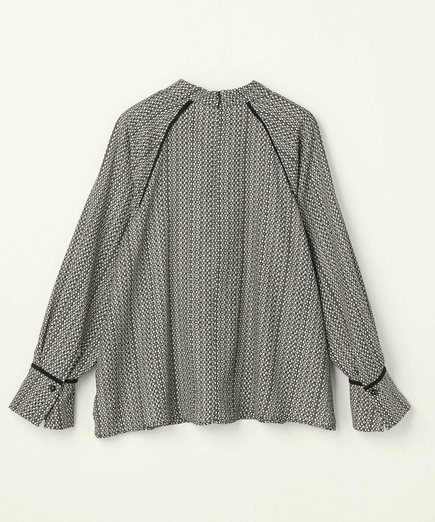 【L'EQUIPE】【Lサイズ】ピクセルプリントブラウス 詳細画像 ブラック系その他 8