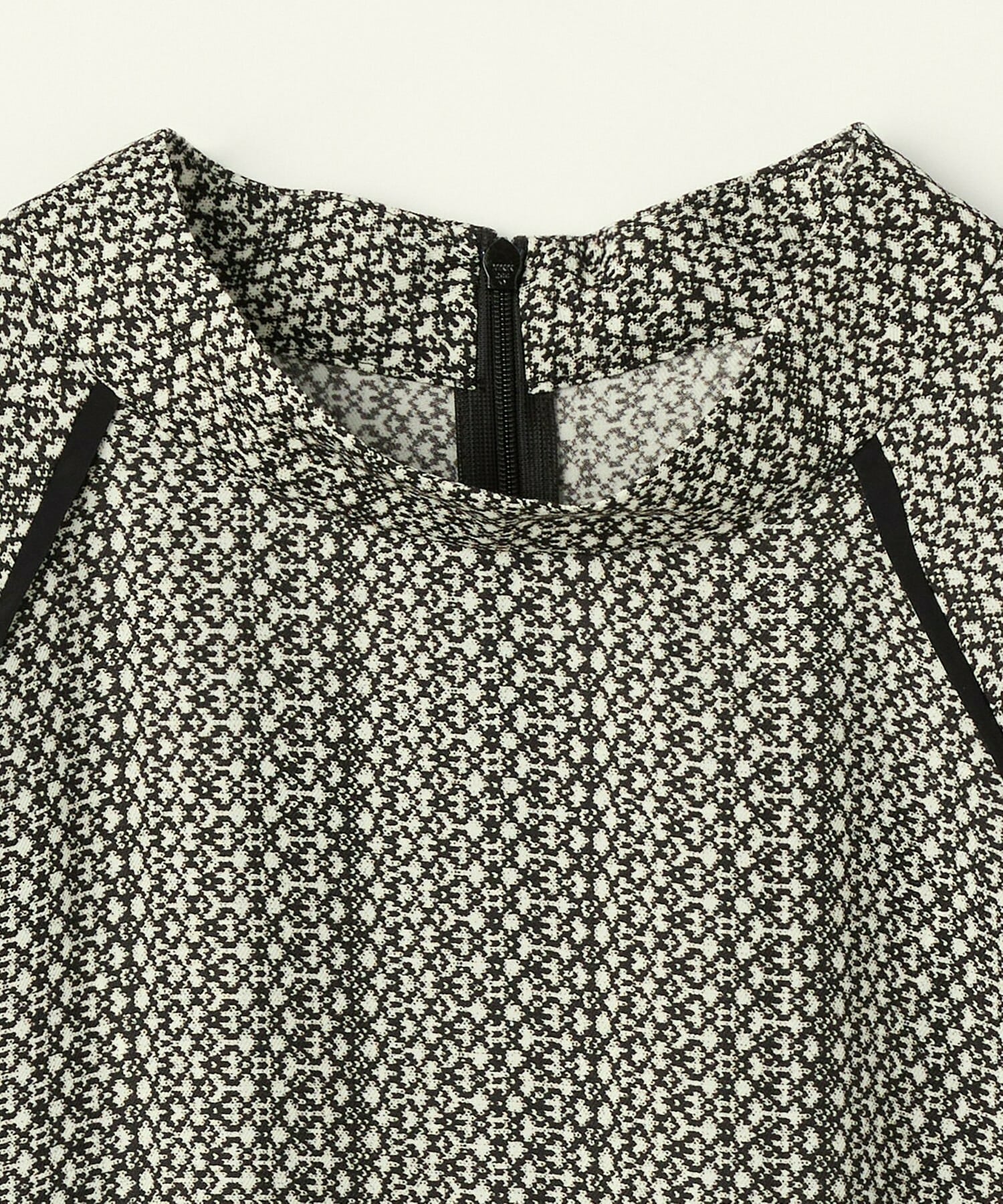 【L'EQUIPE】【Lサイズ】ピクセルプリントブラウス 詳細画像 ブラック系その他 9