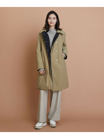 【L'EQUIPE】【Lサイズ】ナイロンワッシャー中綿コート 詳細画像 ブラック系その他 1