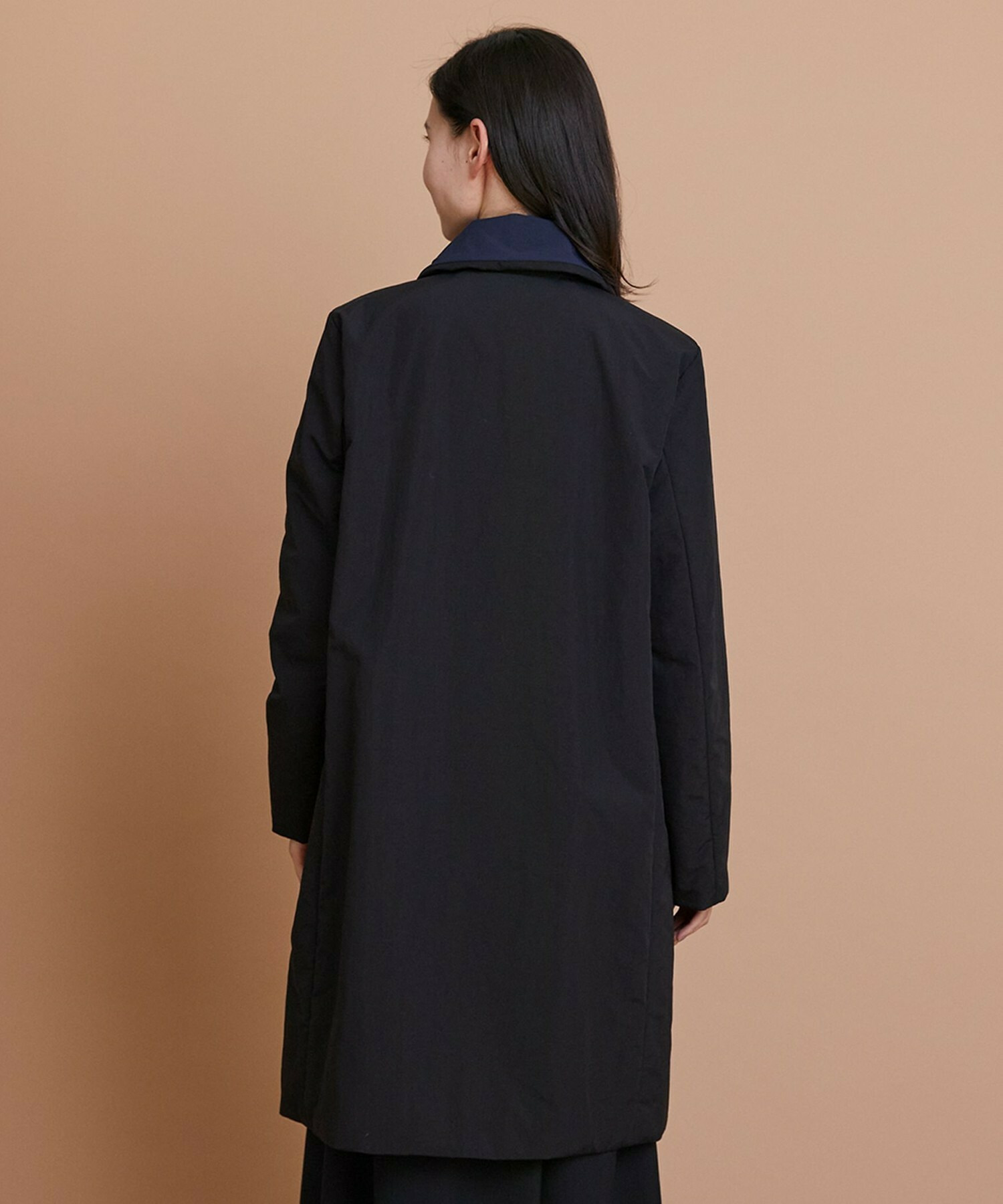 【L'EQUIPE】【Lサイズ】ナイロンワッシャー中綿コート 詳細画像 ブラック系その他 16