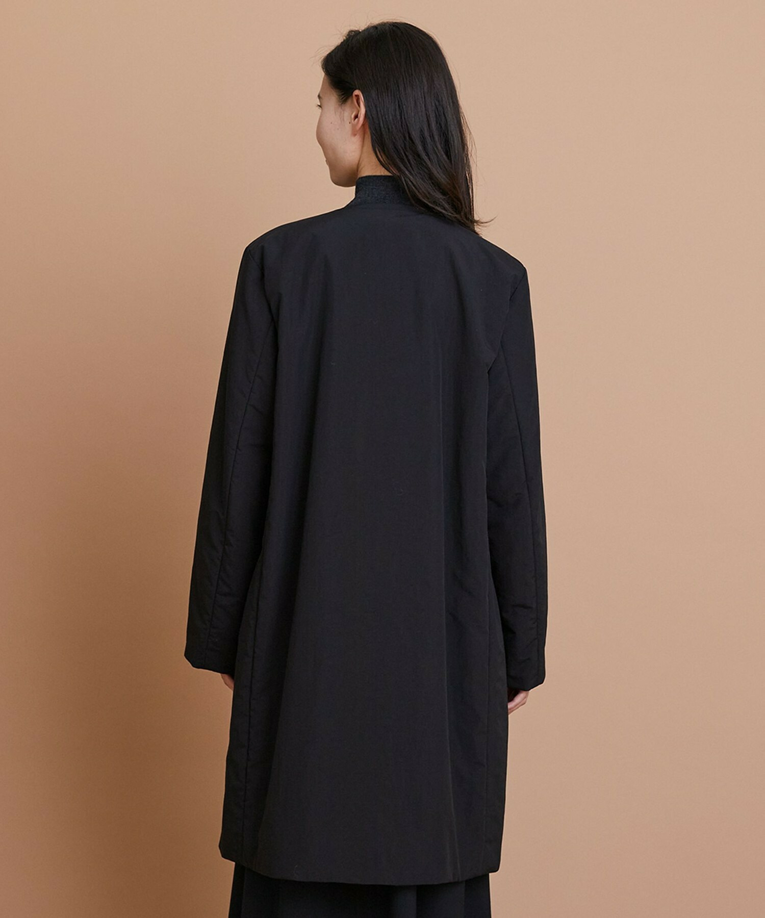 【L'EQUIPE】【Lサイズ】ナイロンワッシャー中綿コート 詳細画像 ブラック系その他 19