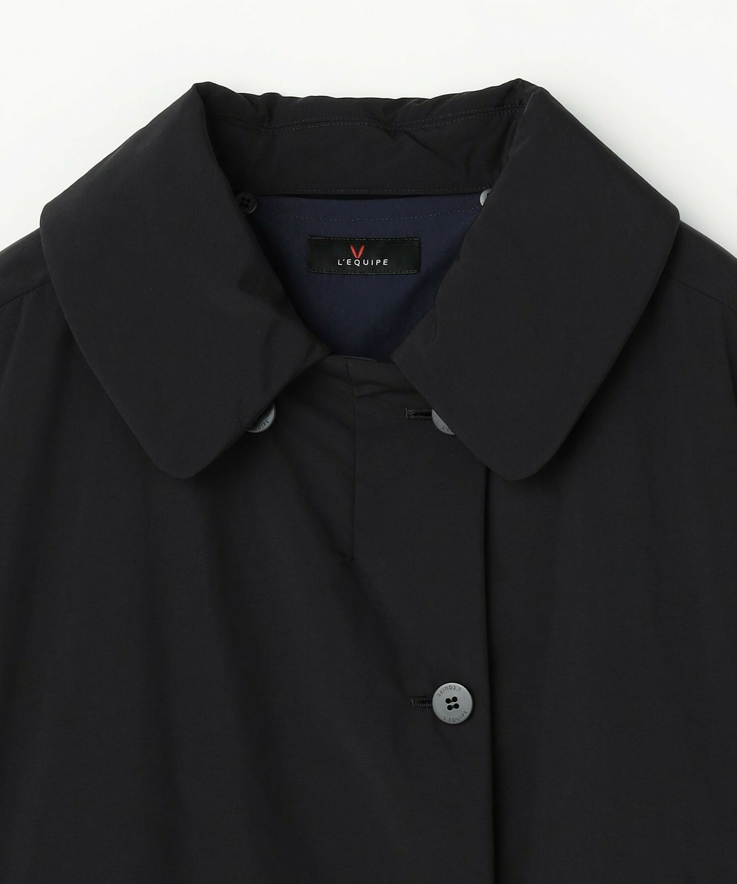 【L'EQUIPE】【Lサイズ】ナイロンワッシャー中綿コート 詳細画像 ブラック系その他 23
