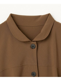 【L'EQUIPE】［eclat 2025年11月号掲載商品］【Lサイズ】トロストレッチワンピース 詳細画像 ブラウン 15