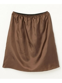 【L'EQUIPE】［eclat 2025年11月号掲載商品］【Lサイズ】トロストレッチワンピース 詳細画像 ブラウン 20