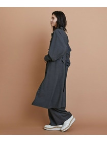 【L'EQUIPE】［eclat 2025年11月号掲載商品］【Lサイズ】トロストレッチワンピース 詳細画像 ブラウン 4