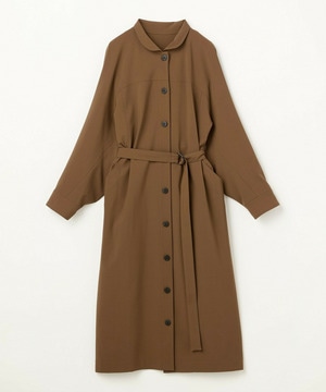 【L'EQUIPE】［eclat 2025年11月号掲載商品］【Lサイズ】トロストレッチワンピース 詳細画像 ブラウン 1