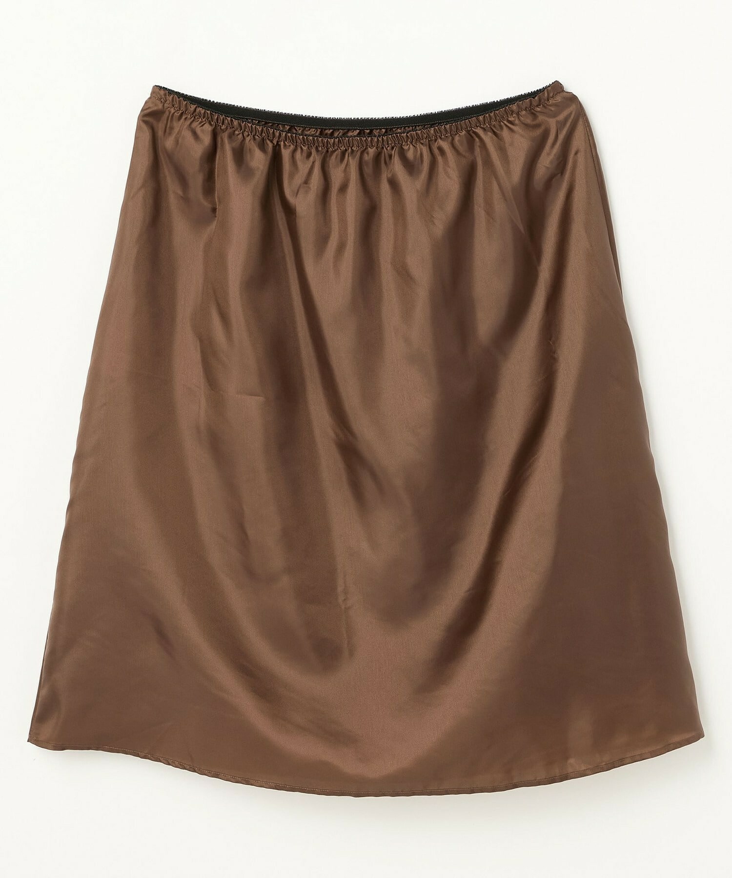 【L'EQUIPE】［eclat 2025年11月号掲載商品］【Lサイズ】トロストレッチワンピース 詳細画像 ブラウン 20