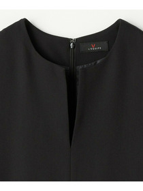 【L'EQUIPE】【Lサイズ】TWドビードスキンノースリーブワンピース 詳細画像 ブラック 11