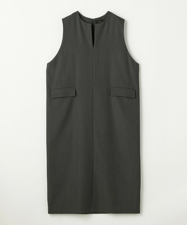 【L'EQUIPE】【Lサイズ】TWドビードスキンノースリーブワンピース