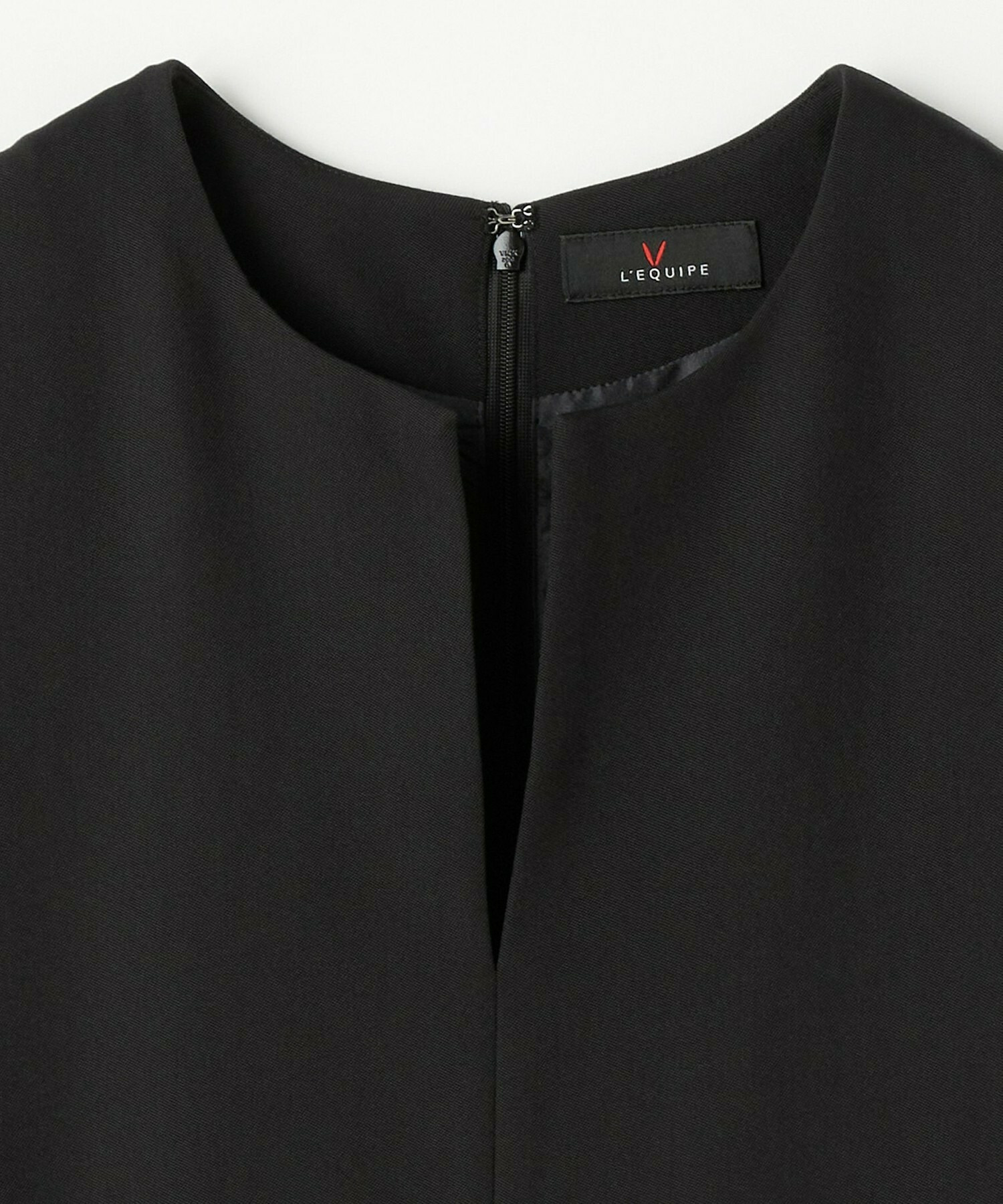 【L'EQUIPE】【Lサイズ】TWドビードスキンノースリーブワンピース 詳細画像 ブラック 11