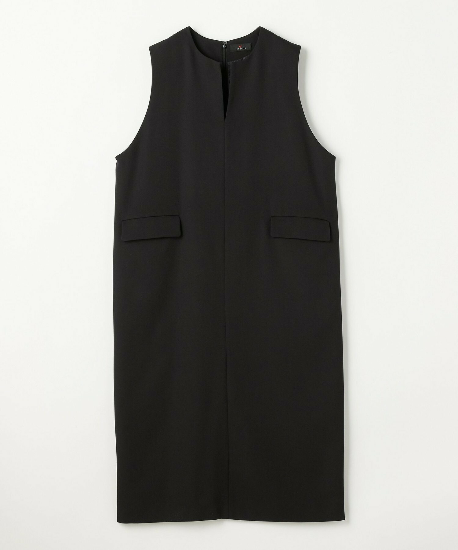 【L'EQUIPE】【Lサイズ】TWドビードスキンノースリーブワンピース 詳細画像 ブラック 9