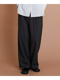 【L'EQUIPE】【Lサイズ】ウォッシャブルTR2wayストレートパンツ 詳細画像 チャコールグレー 6