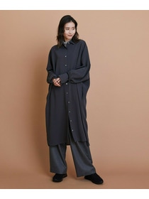 【L'EQUIPE】［eclat 2025年11月号掲載商品］【Lサイズ】ウールサキソニーストレートパンツ 詳細画像 チェック 1