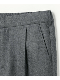 【L'EQUIPE】［eclat 2025年11月号掲載商品］【Lサイズ】ウールサキソニーストレートパンツ 詳細画像 チェック 12