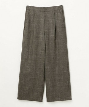 【L'EQUIPE】［eclat 2025年11月号掲載商品］【Lサイズ】ウールサキソニーストレートパンツ 詳細画像 チェック 1