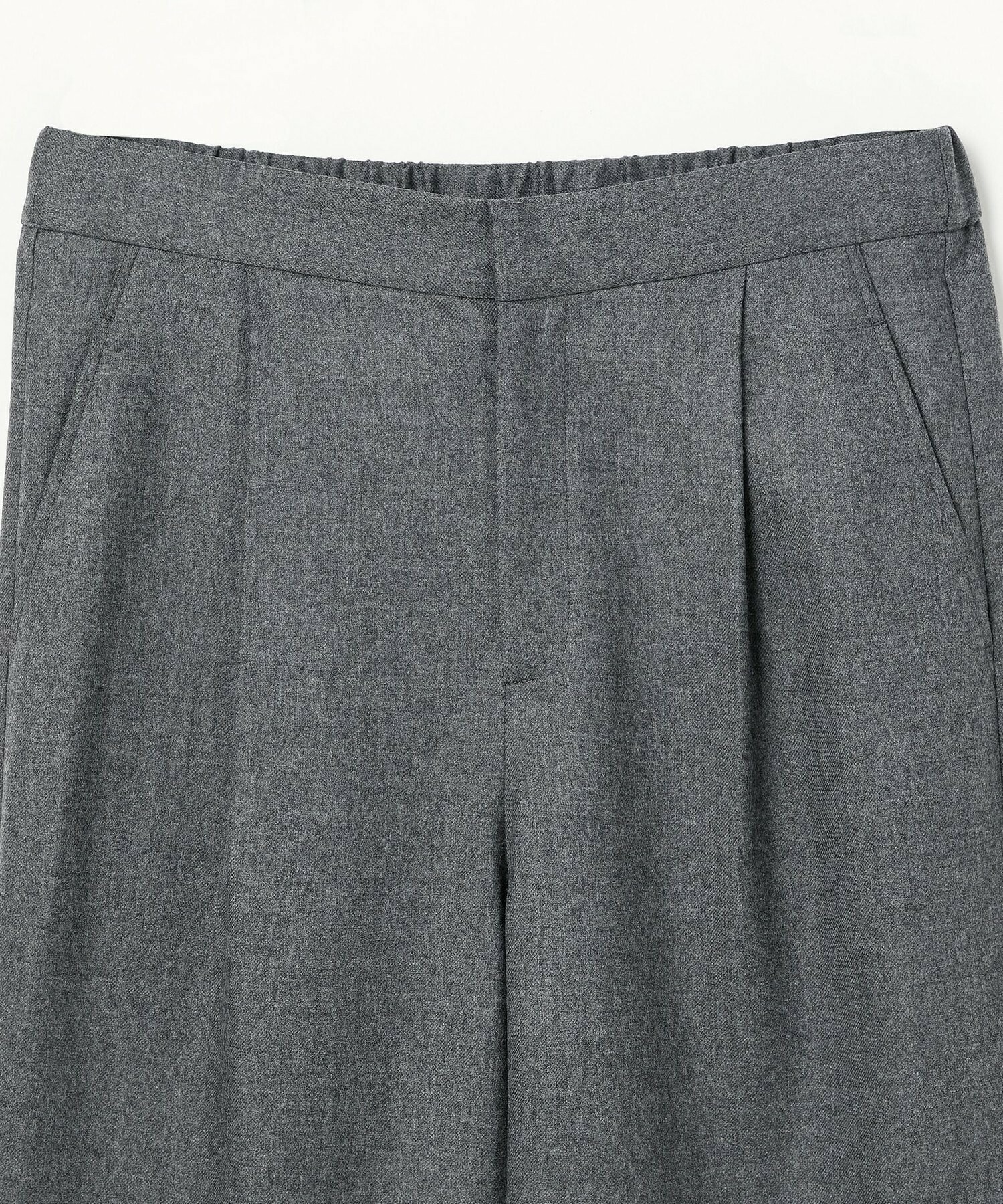 【L'EQUIPE】［eclat 2025年11月号掲載商品］【Lサイズ】ウールサキソニーストレートパンツ 詳細画像 チェック 11