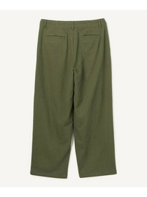 【L'EQUIPE】［eclat 2025年11月号掲載商品］【Lサイズ】クラシックドリルパンツ 詳細画像 ホワイト 13