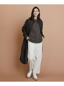 【L'EQUIPE】［eclat 2025年11月号掲載商品］【Lサイズ】クラシックドリルパンツ 詳細画像 ホワイト 2