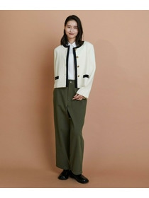 【L'EQUIPE】［eclat 2025年11月号掲載商品］【Lサイズ】クラシックドリルパンツ 詳細画像 ホワイト 7