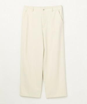 【L'EQUIPE】［eclat 2025年11月号掲載商品］【Lサイズ】クラシックドリルパンツ 詳細画像 ホワイト 1