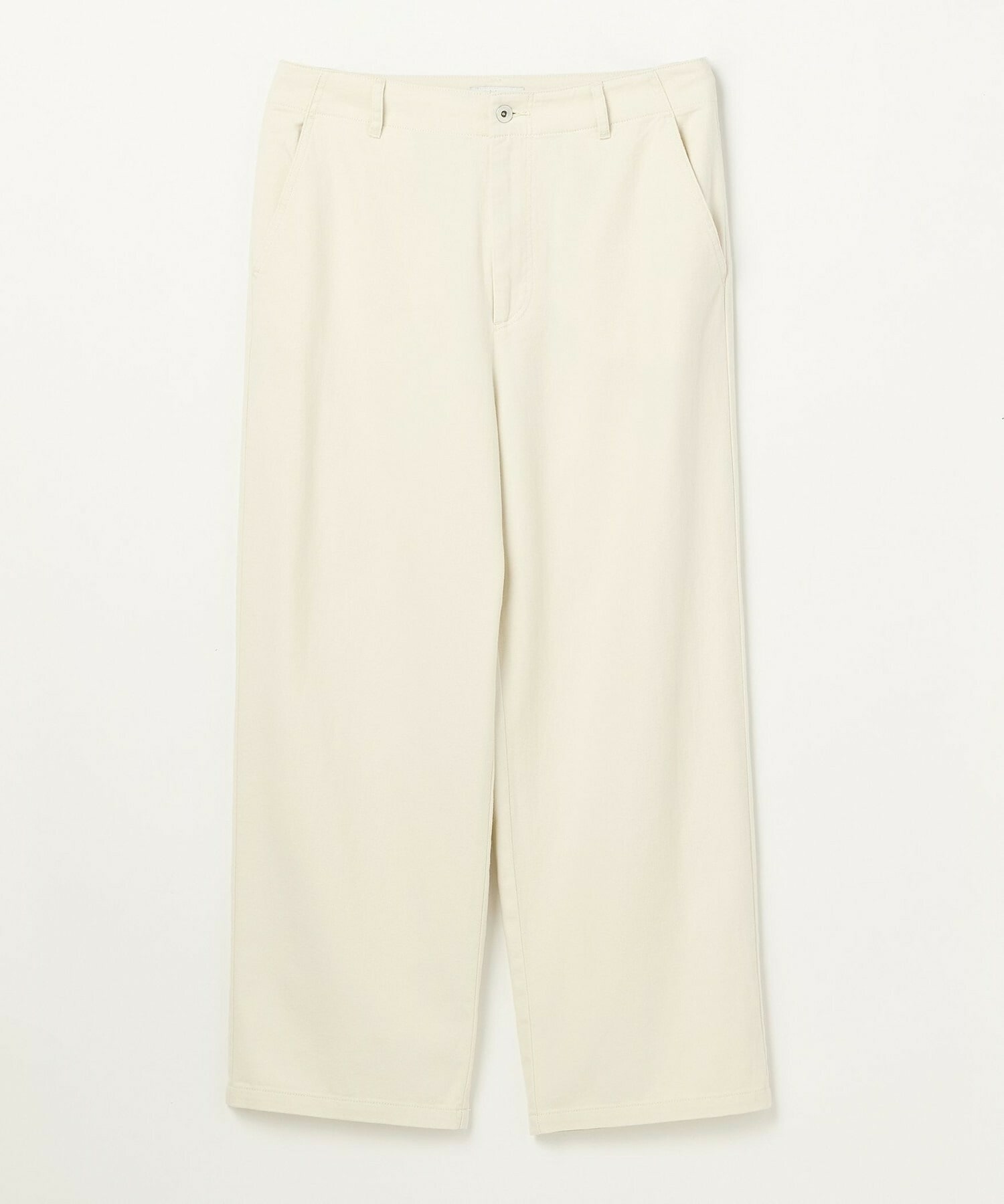 【L'EQUIPE】［eclat 2025年11月号掲載商品］【Lサイズ】クラシックドリルパンツ 詳細画像 ホワイト 1