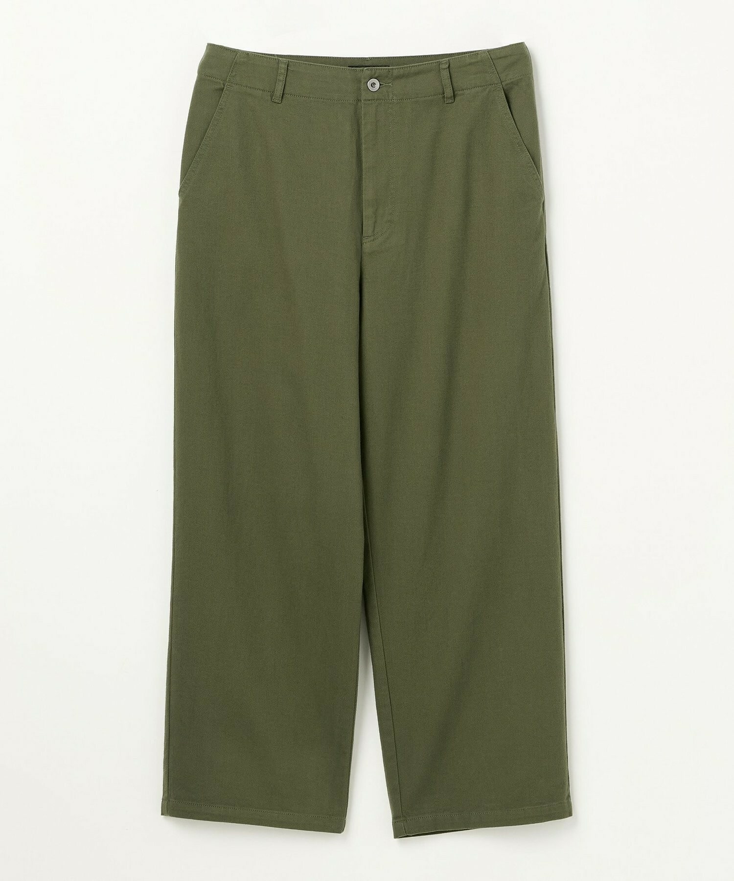 【L'EQUIPE】［eclat 2025年11月号掲載商品］【Lサイズ】クラシックドリルパンツ 詳細画像 カーキ 1